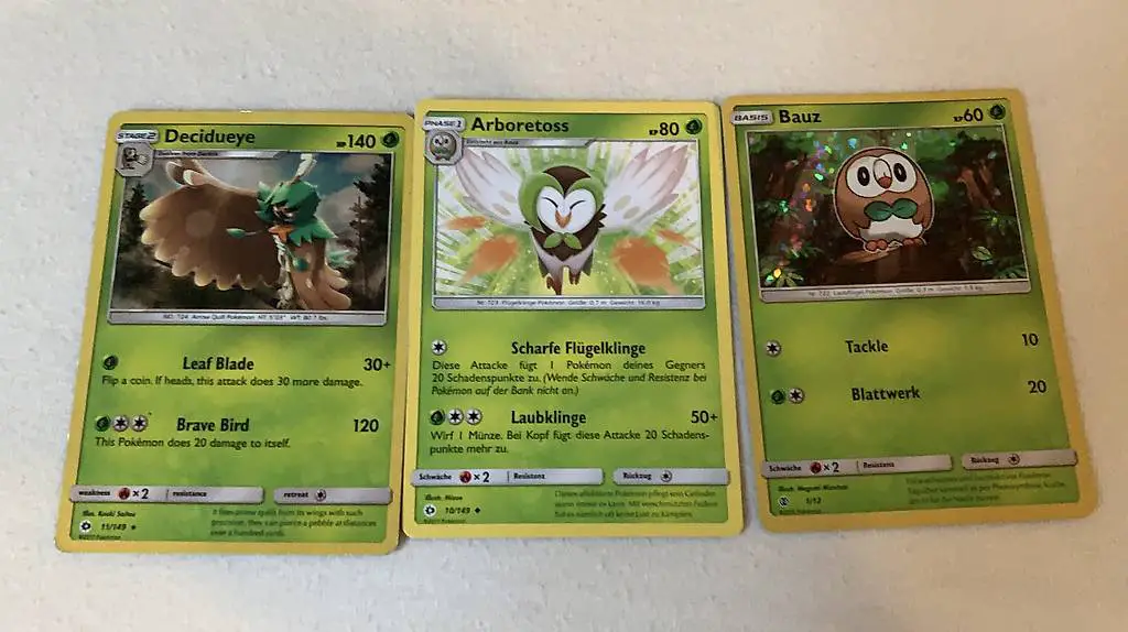 Pokemon 3er Set