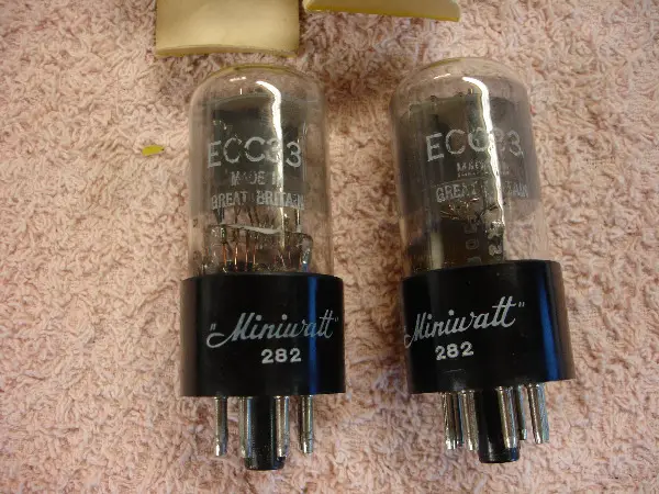 ECC33 - Miniwatt - 1 Paar Röhren / Tubes
