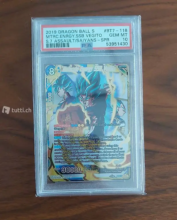 Dragon Ball Super Card Game Meteoric Energy SSB Vegito SPR