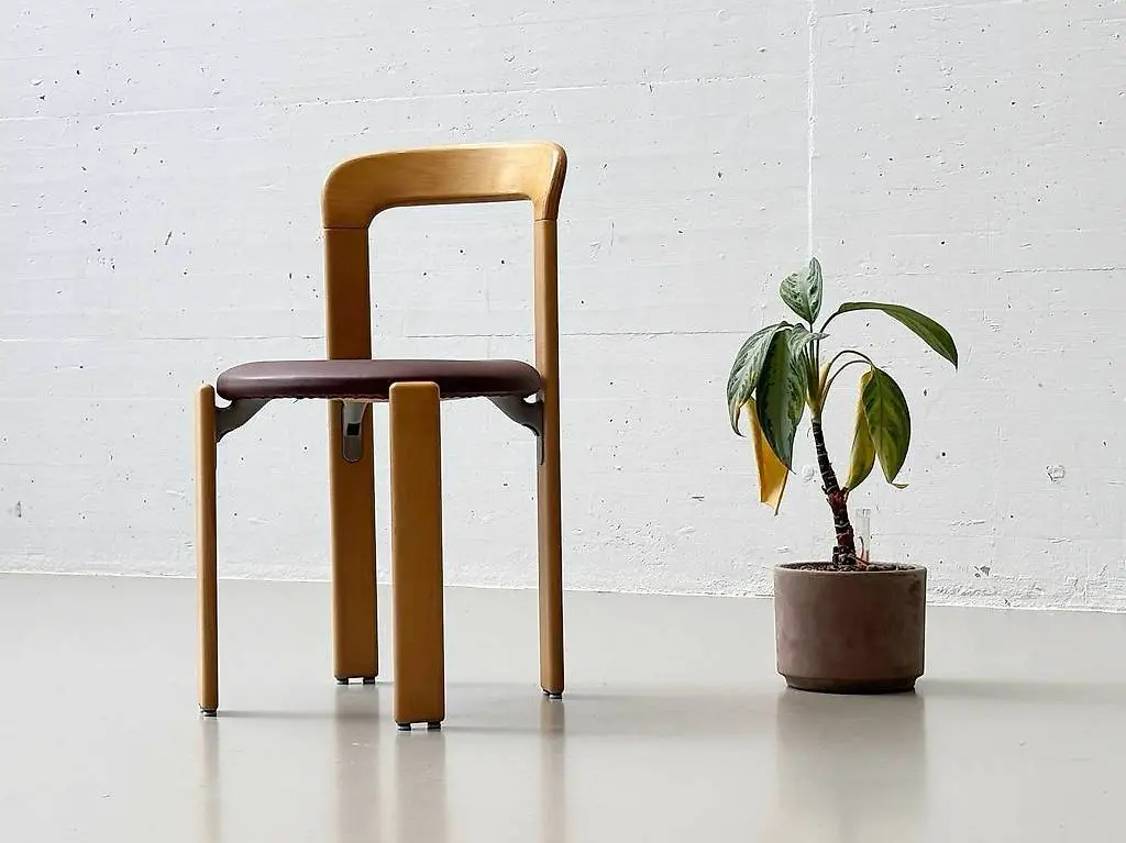 Rey Stuhl aus Buche von Bruno Rey für Dietiker