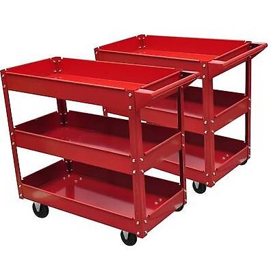 Werkstattwagen mit 3 Ablagen 2 Stk.