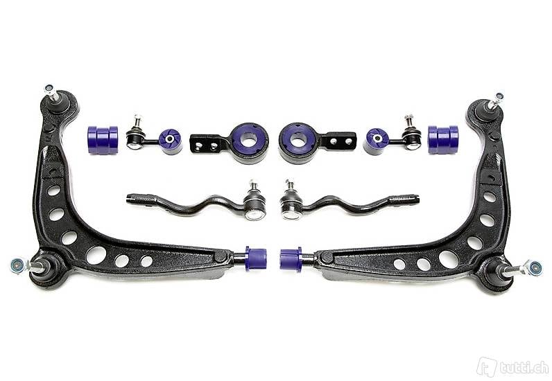  BMW E36 Querlenker Satz gross mit PU Buchsen FABRIKNEU