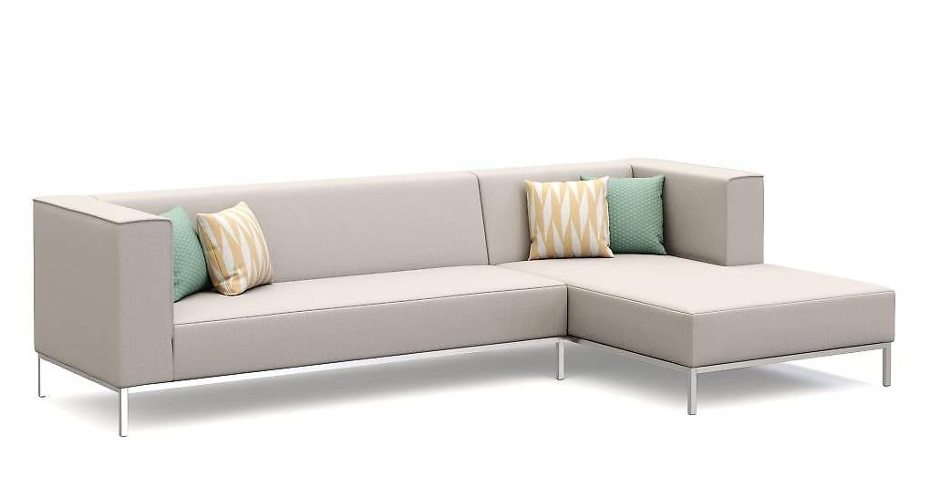 Ecksofa ALEXANDER rechts beige