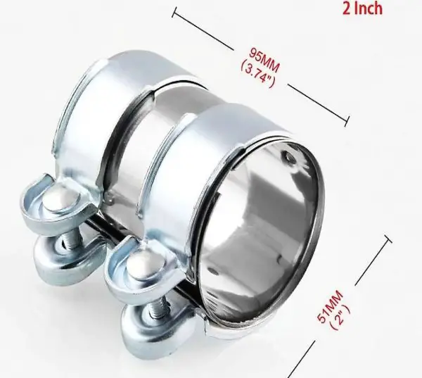  Auspuffbride 2" C2ZOLL