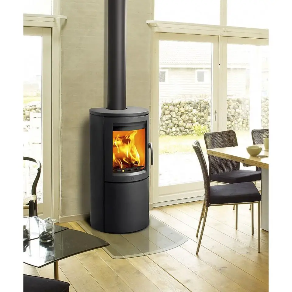 VARDE OVNE Kaminofen AURA 1 Stahl schwarz 5 kW Ofen Holzofen