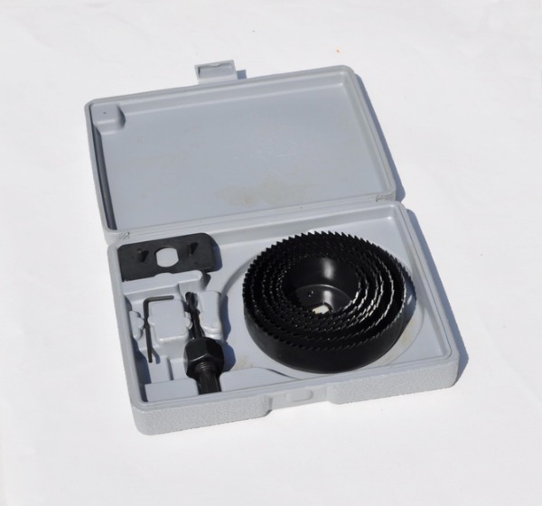 Lochsägen Set 9 teilig von 51 bis 102 mm