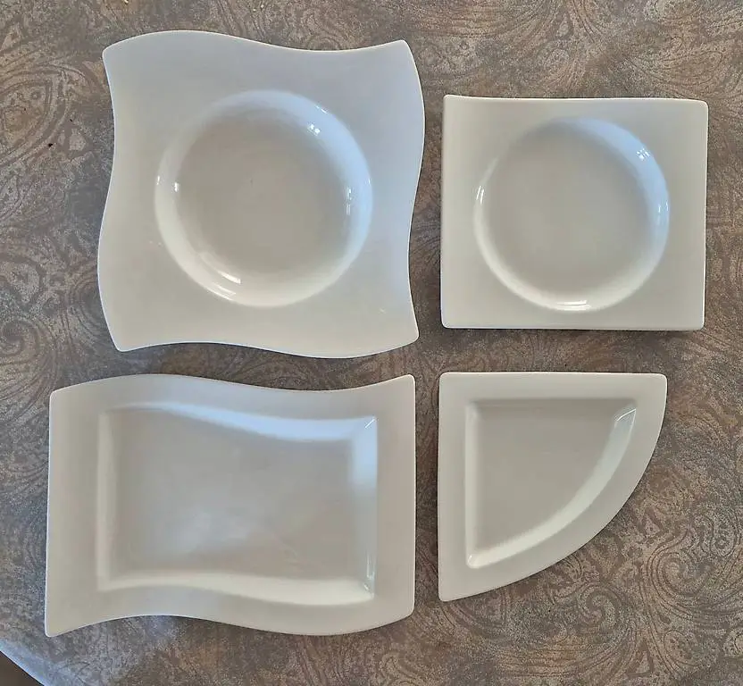 Villeroy und Boch New Wave Porzellanteller, 58 teilig