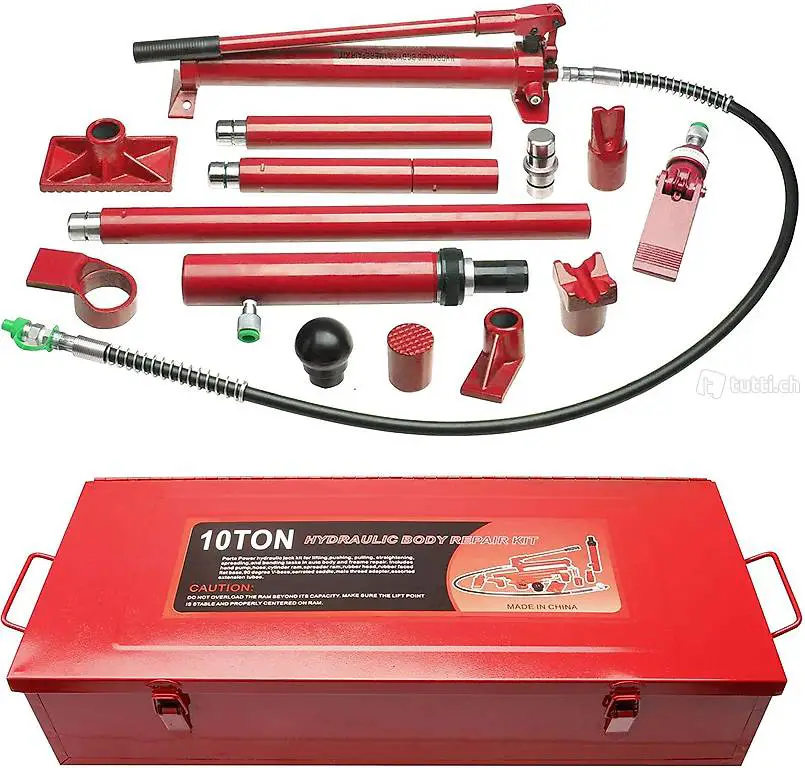  Hydraulische Karosseriepresse 10 To. Richtsatz