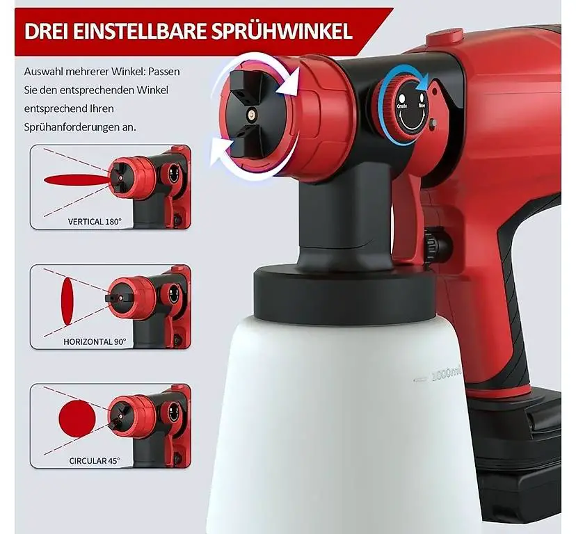 Akku Farbsprühsystem für Makita Akku