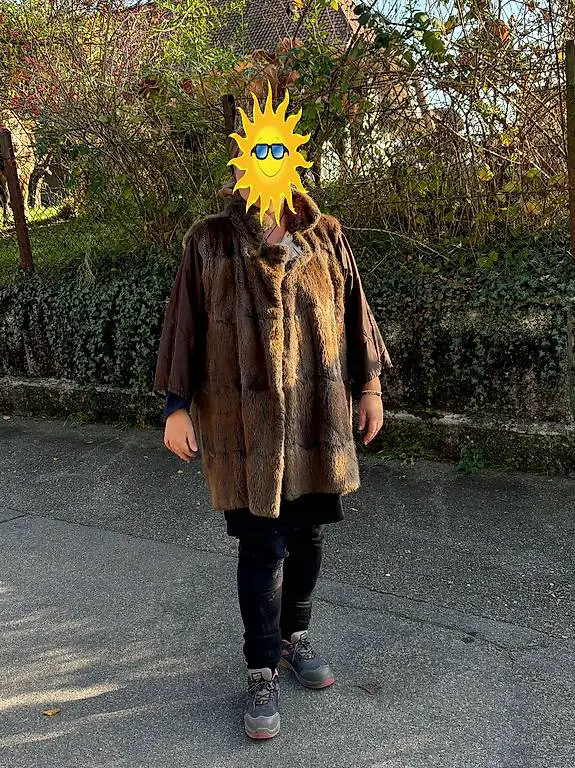 Pelzmantel ca. Gr. L