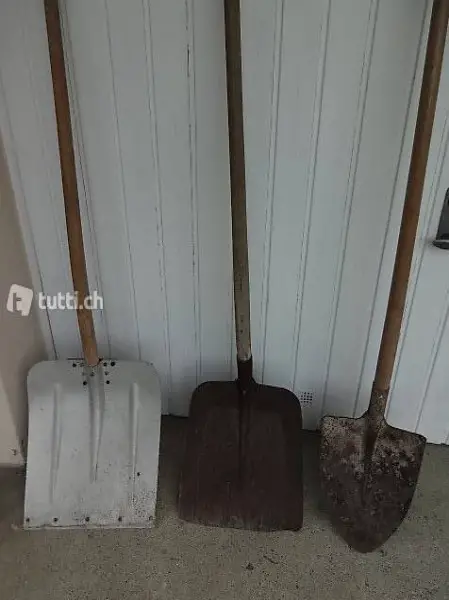 Gartengerät Alu Schaufel, Schaufel rechteck, Spitzschaufel