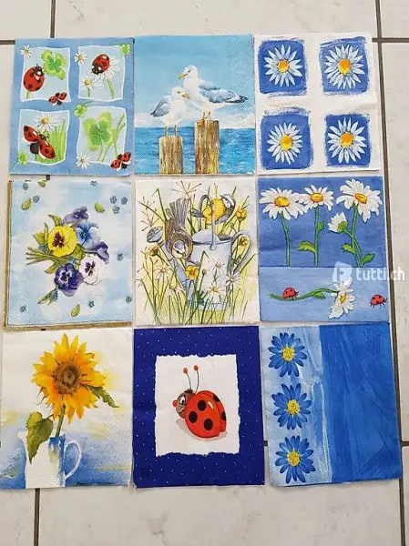 Servietten zum basteln ( verschiedene Angebote)