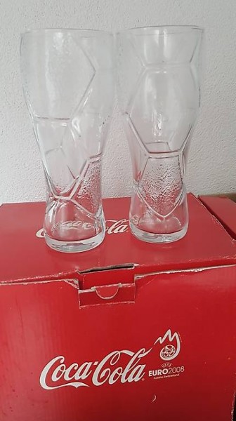 Coca Cola Glässer Euro 2008 Austria-Switzerland
