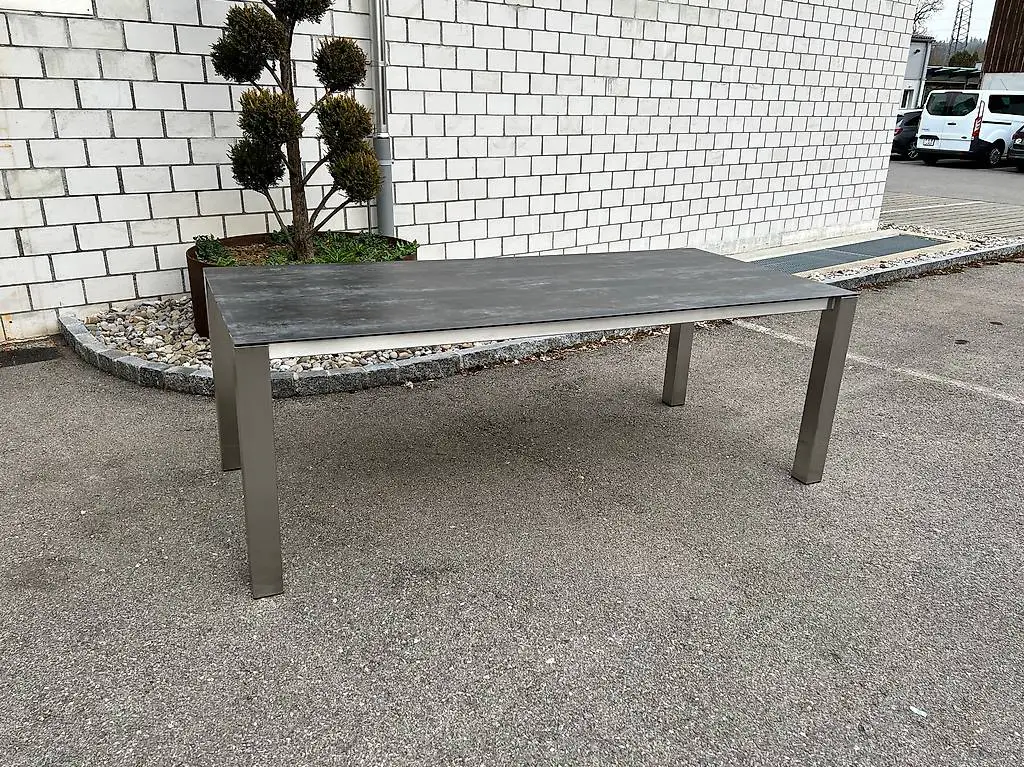 Keramik Gartentisch 210 x 95cm