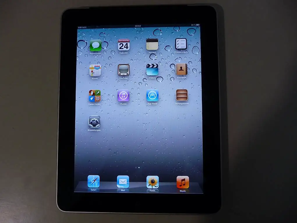 iPad mit 32 GB Speicher