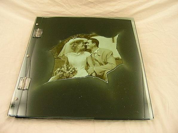 exklusives PROCINE Acrylglas Fotoalbum 37cm - Einzelblatt