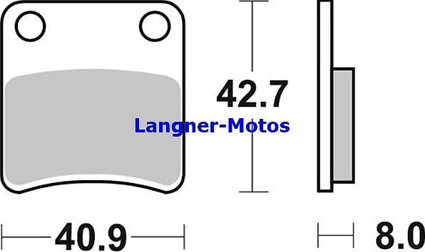 Bremsbelag SBS 115 CT Carbon Tech SYM Super Fancy 50 1998-20