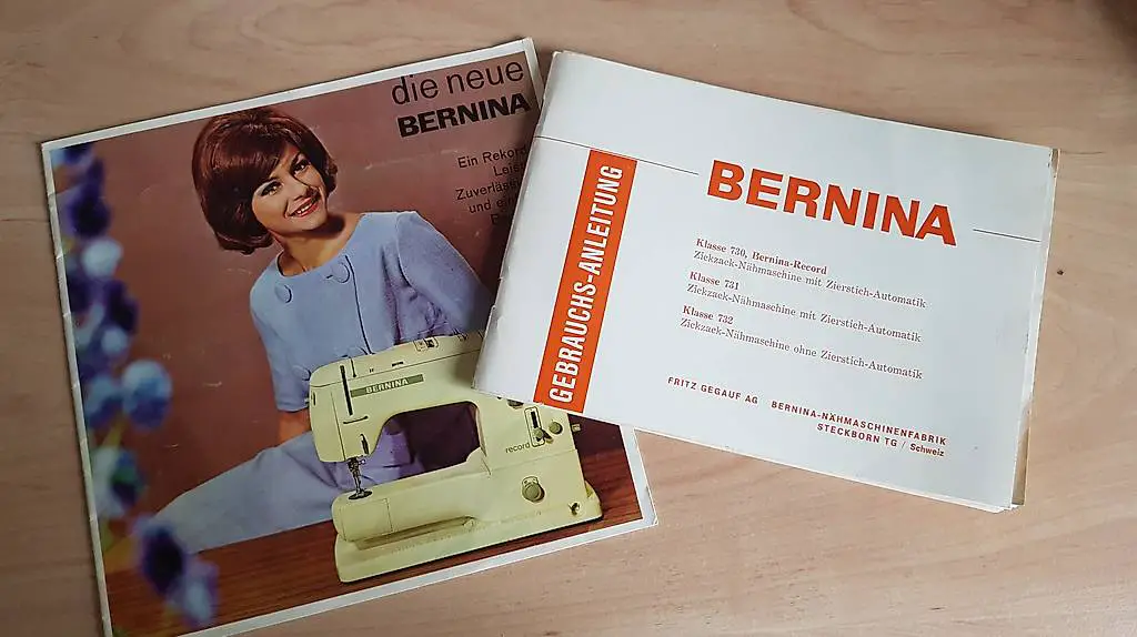 Gebrauchsanleitungen für Bernina 700-900-er Serie, gebraucht