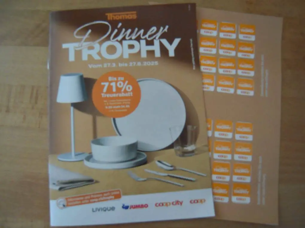 5 volle Sammelkarten Coop Dinner Trophy