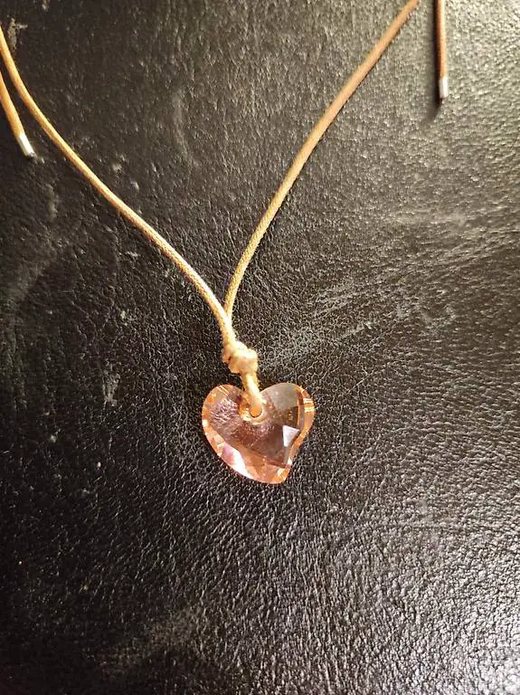 Halskette mit Herzanhänger Swarovski