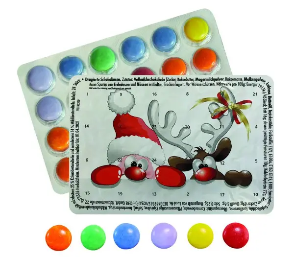 Der KLEINSTE Adventskalender der WELT - mit Schokolinsen