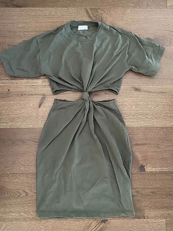 LeGer by Lena Gercke Kleid "Juliane" in Oliv Grösse 38 Neu