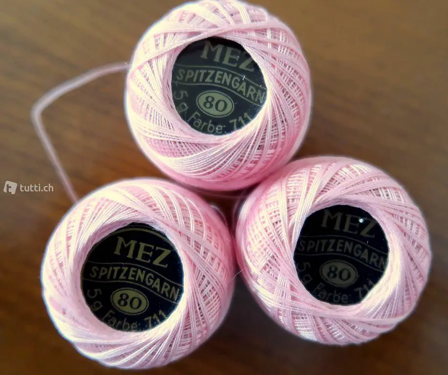  Glanz-Häkelgarn rosa