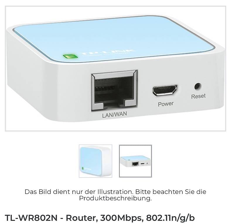 TP-Link TL-WR802N Nano-Router