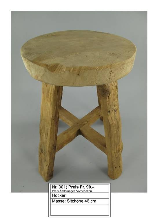 Hocker Hartholz