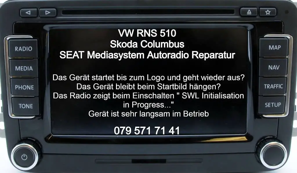 RNS510 Radio Reparatur