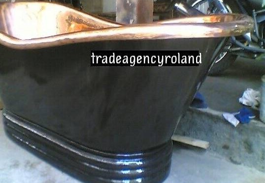  Badewanne Freistehend Kupfer Wanne Basin Kupferwanne Becken