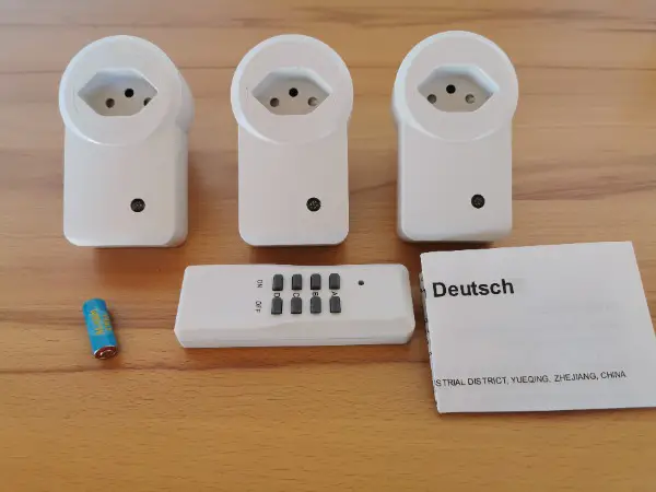 NEUES Funkschalter-Set f. 3 Steckdosen, Fernbedienung, AKTION