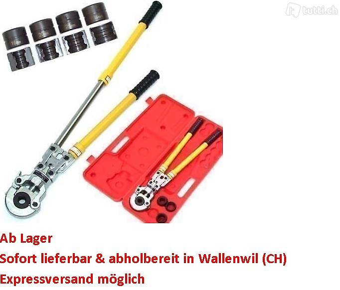  NEU Presszange Alu Verbundrohr 16-32mm Rohrpresszange