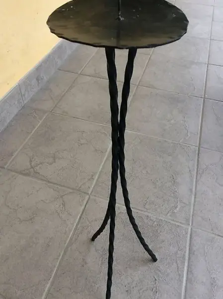CANDELABBRO / KERZENSTÄNDER - In ferro battuto, altezza 50cm