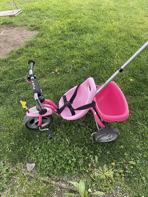 Puky Dreirad mit Schiebestange