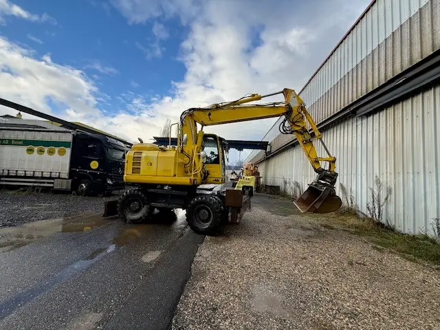 komatsu, pw148-8, bagger