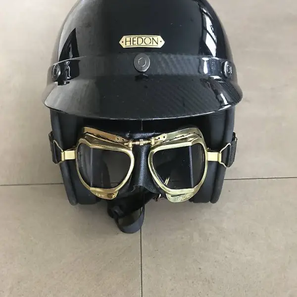 Hedon Jet Helm schwarz glanz Gr. 61-62cm