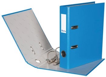 12 Stück BIELLA Ordner A5 blau