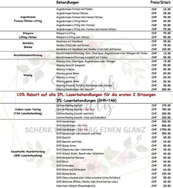 Kosmetik und dauerhafte Haarentfernung