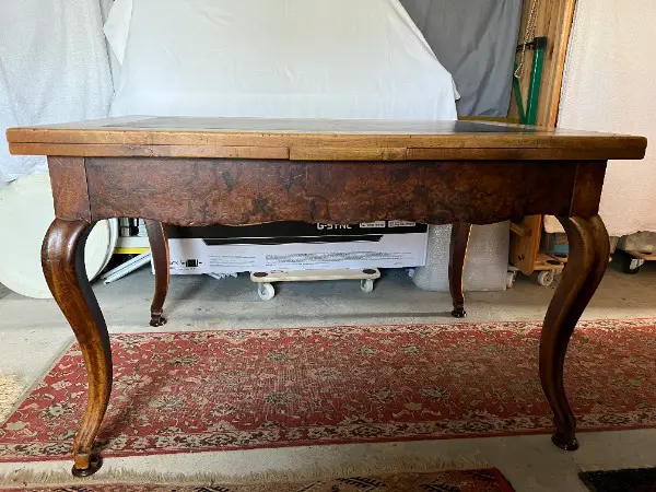 Tisch mit Schieferplatte, Antik