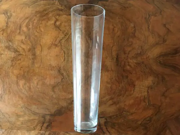 Wunderschöne grosse Vase aus Glas (vintage)