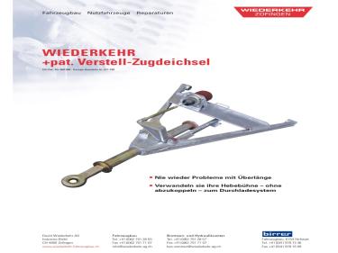 WIEDERKEHR, WIEDERKEHR Verstelldeichsel, Ersatzteile