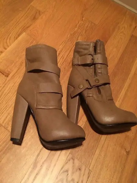 neu braune Stiefelette 36