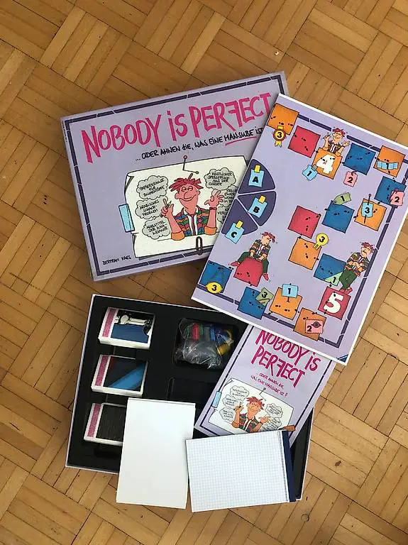 Spiel Gesellschaftsspiel Nobody is perfect
