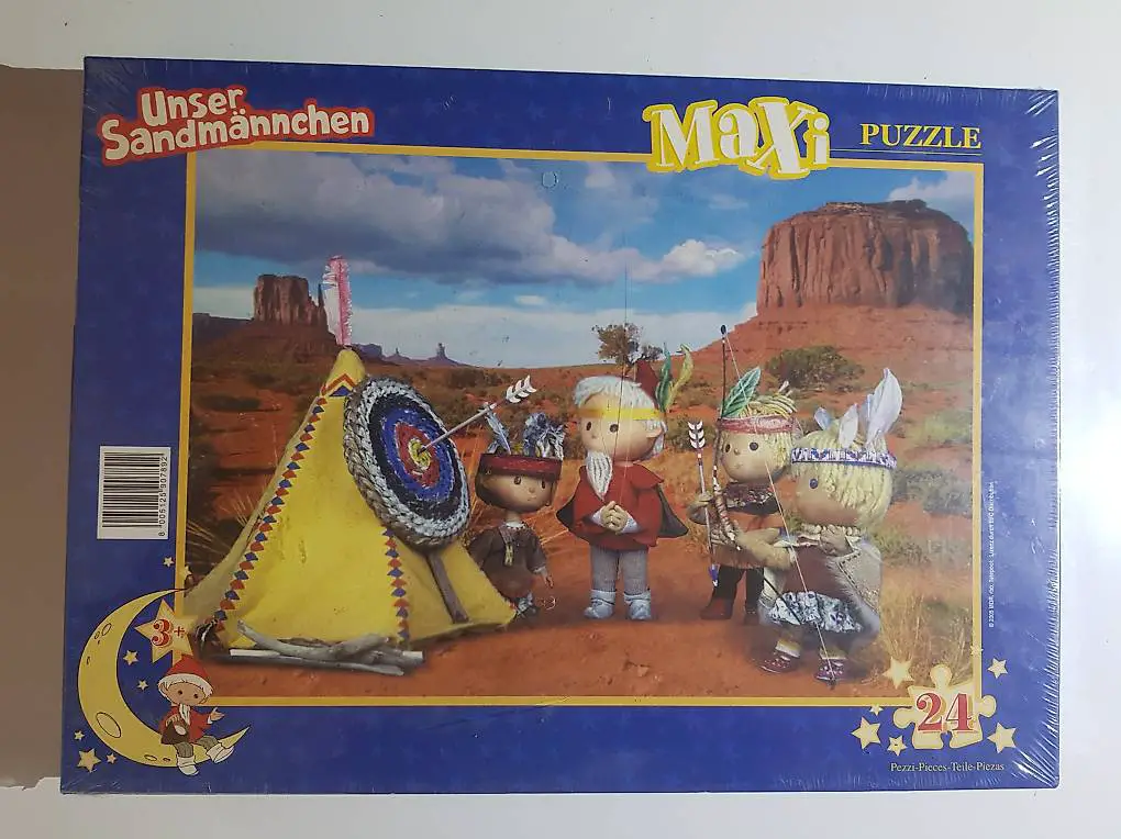 Maxi Puzzle "Unser Sandmännchen" Indianer