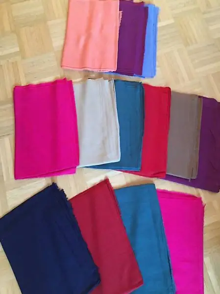 Pashmina Self Muffler diverse Farben NEU