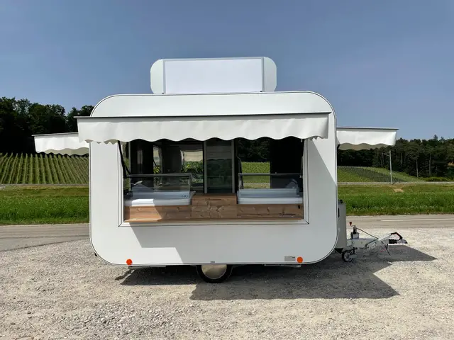 GAMO, Retroliner Gelati (Verkaufsanhänger) , Verkaufswagen