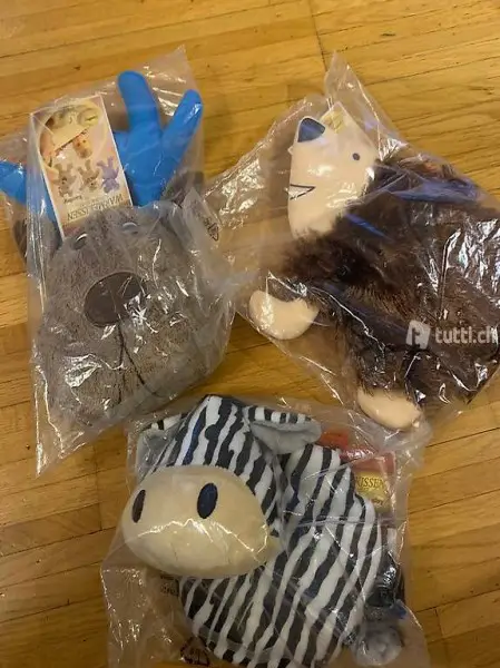 Wärmekissen Kuscheltier mit Körnerfüllung neu je Stück