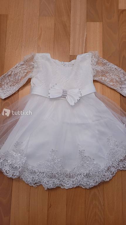 Taufkleid 12-18 Mt. * weisse Spitze * ganz neu * nur 25, -