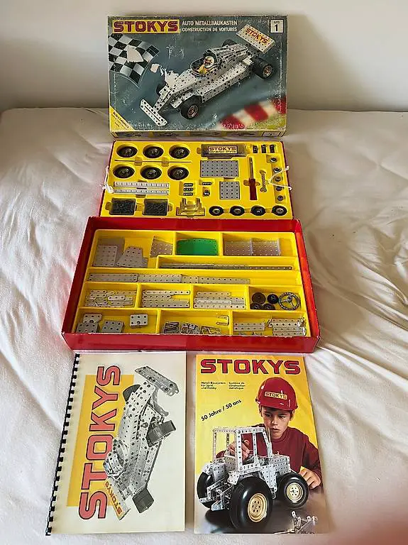 STOKYS Auto Metallbaukasten Nr. 1, vollständig
